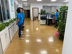 智電偉聯(lián)晨會團隊形象展示